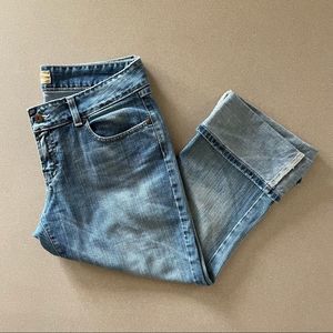 BKE Denim Capris Light Wash Size 30